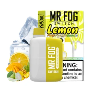 MR FOG SWITCH 5500 PUFFS LEMON MANGO PINEAPPLE GUAVA ICE