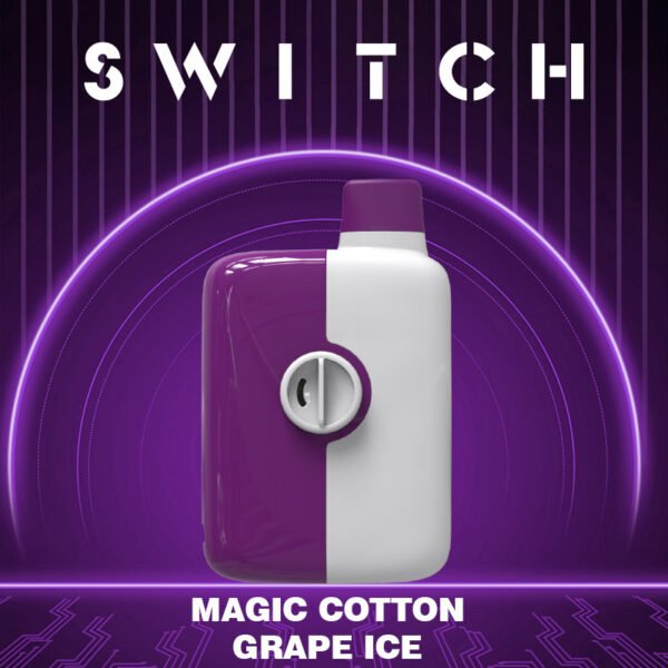 MR FOG SWITCH 5500 PUFFS MAGIC COTTON GRAPE ICE