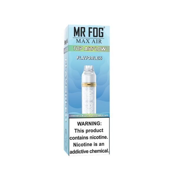 Mr Fog Max Air Flavorless – 3000 Puffs - Image 2