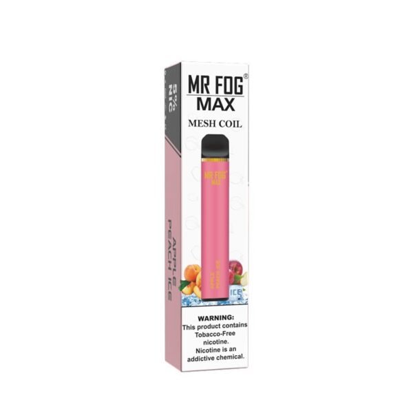 Mr Fog Max Apple Peach Ice – 1000 Puffs - Image 2