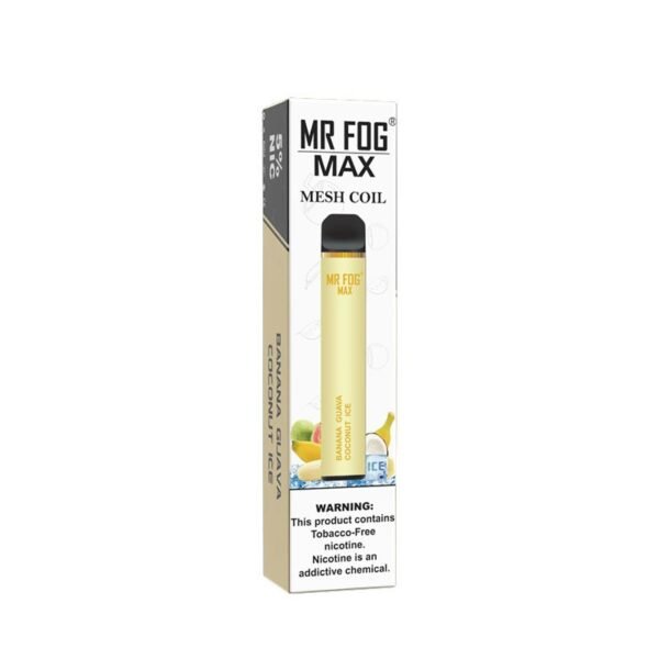 Mr Fog Max Banana Guava Coconut Ice – 1000 Puffs - Image 2