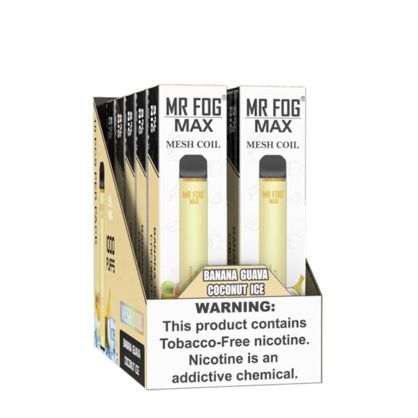 Mr Fog Max Banana Guava Coconut Ice – 1000 Puffs - Image 4