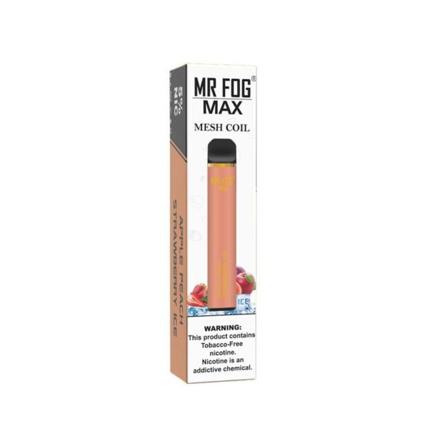 Mr Fog Max Apple Peach Strawberry Ice – 1000 Puffs - Image 2