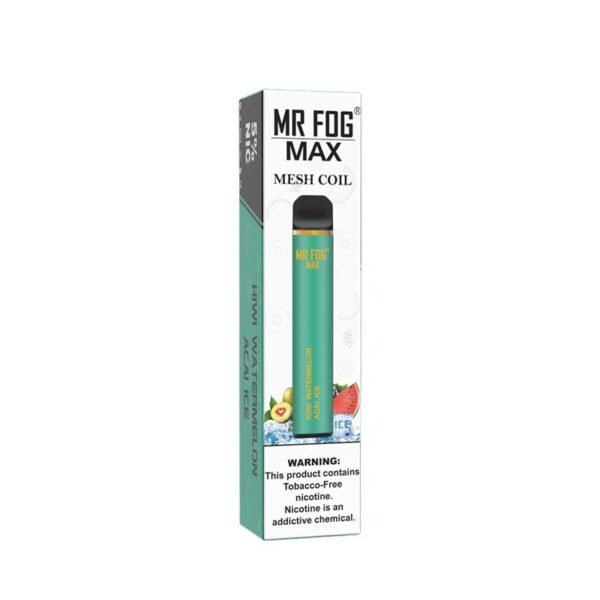Mr Fog Max Kiwi Watermelon Acai Ice – 1000 Puffs - Image 2