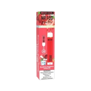 Mr Fog Max Pro Raspberry Strawberry Lychee On Ice Disposable – 2000 Puffs