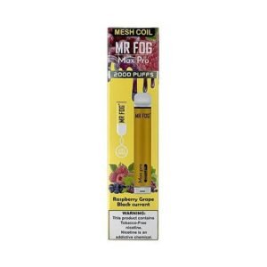 Mr Fog Max Pro Raspberry Grape Black Currant Disposable – 2000 Puffs