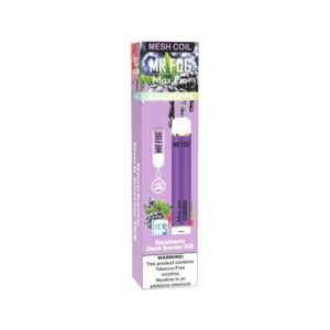 Mr Fog Max Pro Raspberry Dark Berries On Ice Disposable – 2000 Puffs