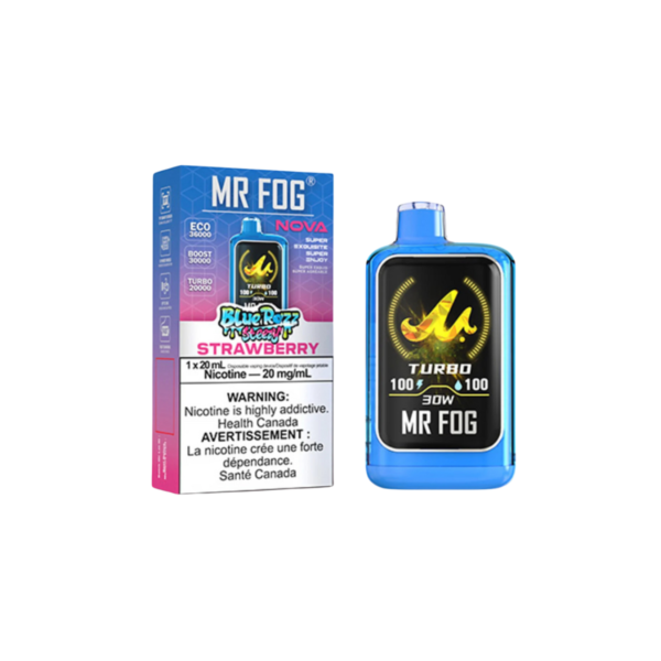Strawberry Mr Fog Nova Steezy Edition 36K Disposable Vape