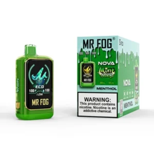 MENTHOL – MR FOG NOVA MINT STEEZY 36,000 PUFFS DISPOSABLE VAPE