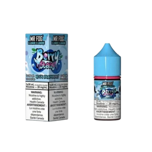 Blue Raspberry Berry Steezy Mr Fog Salt E-Liquid – 30ml