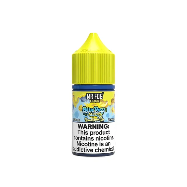 Mr Fog Blue Razz Steezy Sour Lemon Ice Salt E Liquid