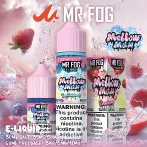 Strawberry Mr Fog Mellow Man Salt E-Liquid