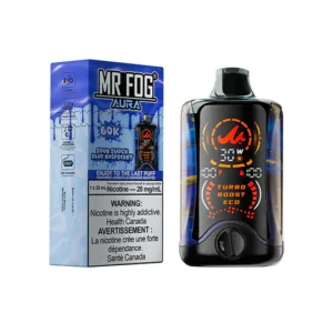 Mr Fog Aura Sour Shock Blue Raspberry