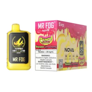 Strawberry Mr Fog E Liquid Banana Steezy