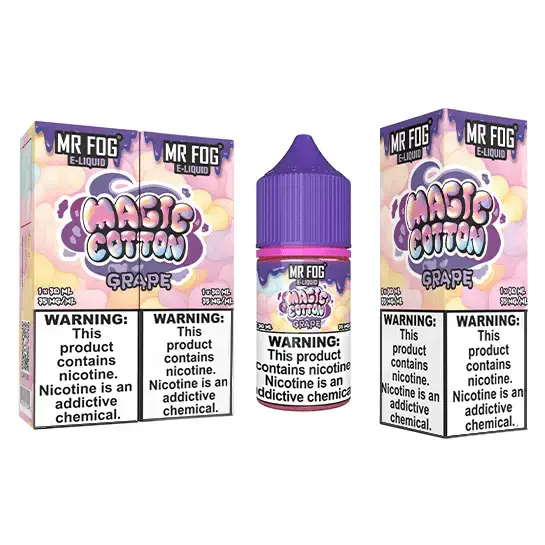 Grape - Mr Fog Magic Cotton Salt E-Liquid - 30Ml 1 Grape - Mr Fog Magic Cotton Salt E-Liquid - 30Ml