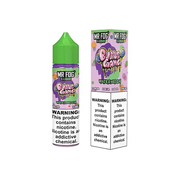 Watermelon - Mr Fog E-Liquid Bubble Gang - 60Ml 1 Watermelon - Mr Fog E-Liquid Bubble Gang - 60Ml