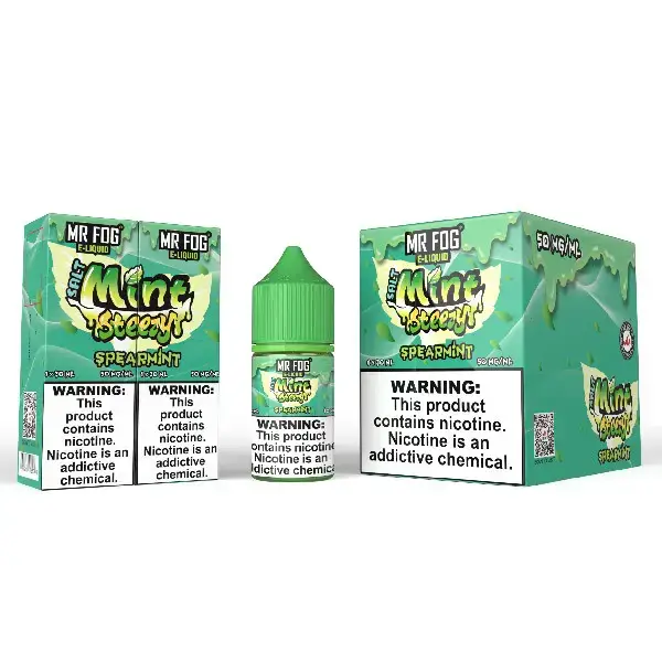 Spearmint - Mr Fog Mint Steezy Salt E-Liquid - 30Ml 1 Spearmint - Mr Fog Mint Steezy Salt E-Liquid - 30Ml