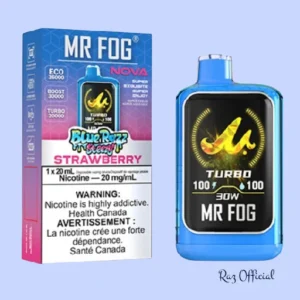 Strawberry Mr Fog E Liquid Blue Razz Steezy