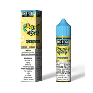 Blue Raspberry Mr Fog E Liquid Banana Steezy