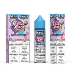 Blue Raspberry Mr Fog E Liquid Bubble Gang