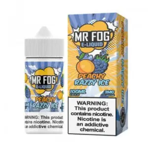 Peachy Razzy Ice Mr Fog Synthetic E-Liquid
