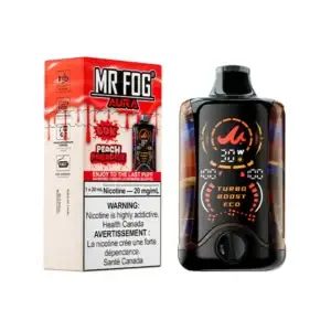 Mr Fog Switch Vape Near Me 3 Peach Paradise Mr Fog Aura 60K Puffs Disposable Vape