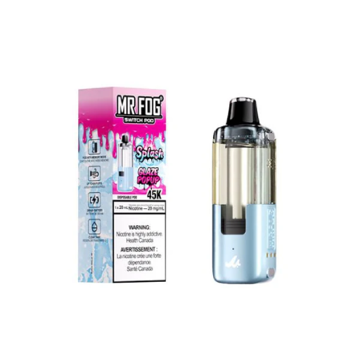 Glaze Popup Mr Fog Switch Disposable Pods Splash Edition - 45K Puffs 1 Glaze Popup Mr Fog Switch Disposable Pods Splash Edition