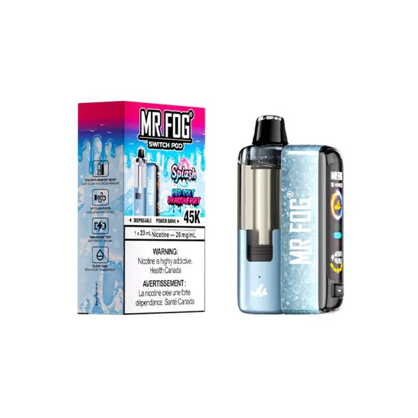 Red Volt Dragonfruit Mr Fog Switch Pod Vape Kit Splash Edition- 45,000 Puffs 1 Red Volt Dragonfruit Mr Fog Switch Pod Vape Kit Splash Edition