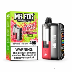 Watermelon Lime Mr Fog Switch 45K Pod Vape Kit - Splash Edition